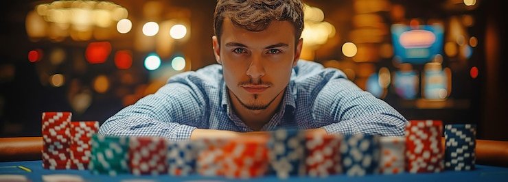 Ante and Play stake decision point during Three Card Poker